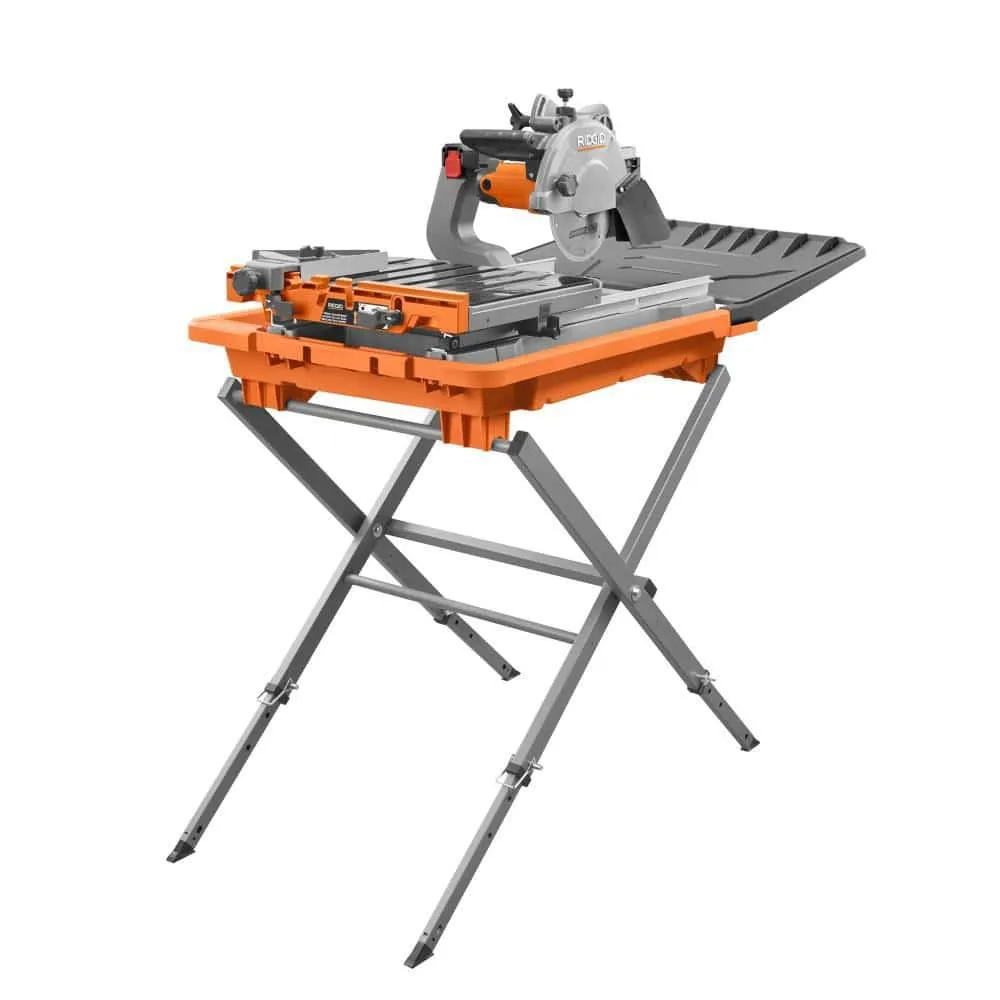 RIDGID 12 Amp Corded 8 in. Tile Saw with Extended Rip R4041S
