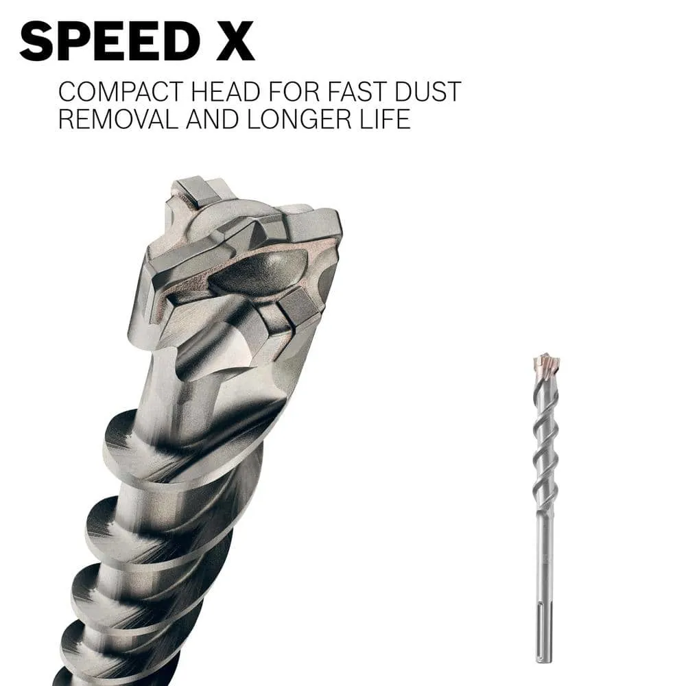 Bosch 5/8 in. x 16 in. x 21 in. SDS-Max Speed-X Carbide Rotary Hammer Drill Bit for Concrete Drilling HC5021