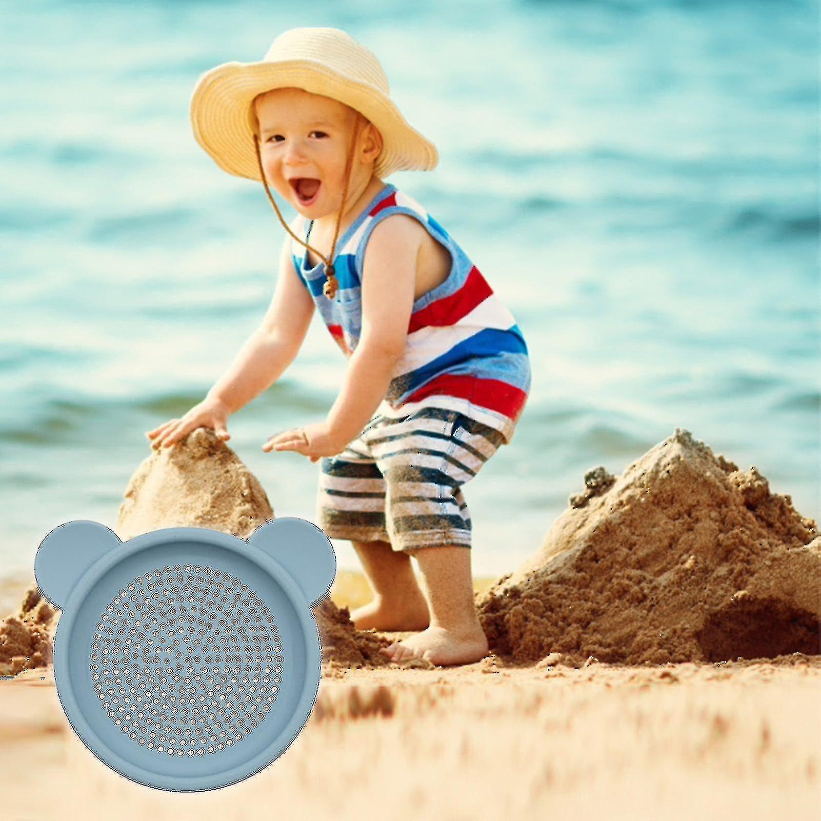 Silicone Sand Sieve Toy Sandbox Toys Summer Kids Games And Bath Playset Toddler Beach Accories