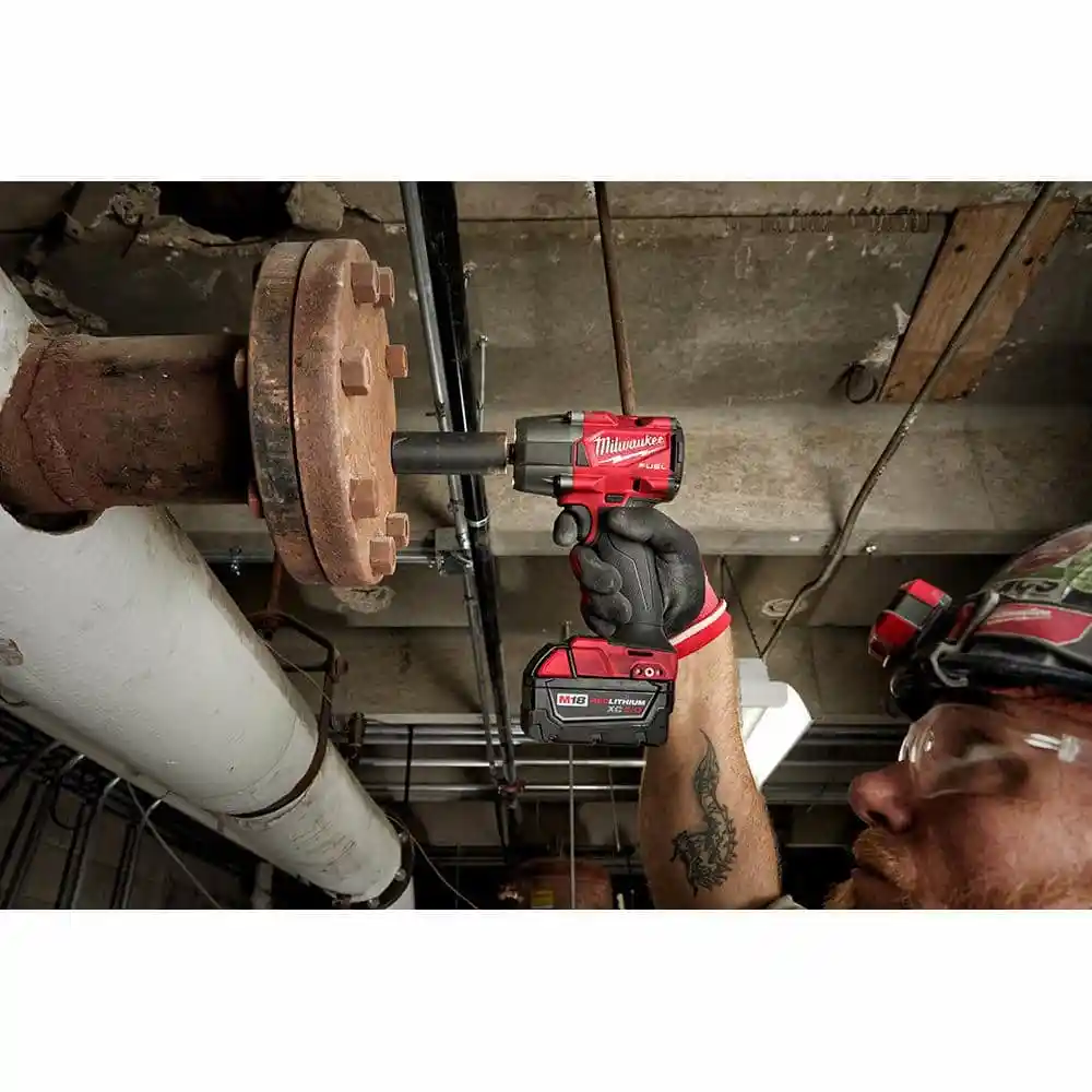 Milwaukee M18 FUEL GEN-2 18V Lithium-Ion Mid Torque Brushless Cordless 3/8 in. Impact Wrench with Friction Ring (Tool-Only) 2960-20