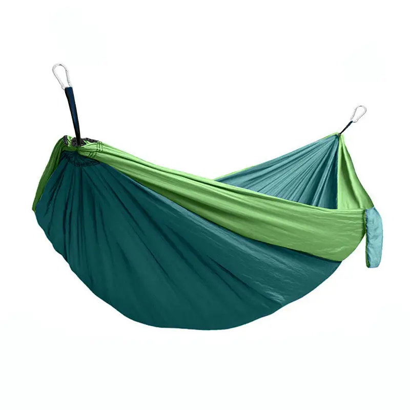 2023 New Trend portable outdoor hammock lightweight four season  camping hammock nylon double hammocks