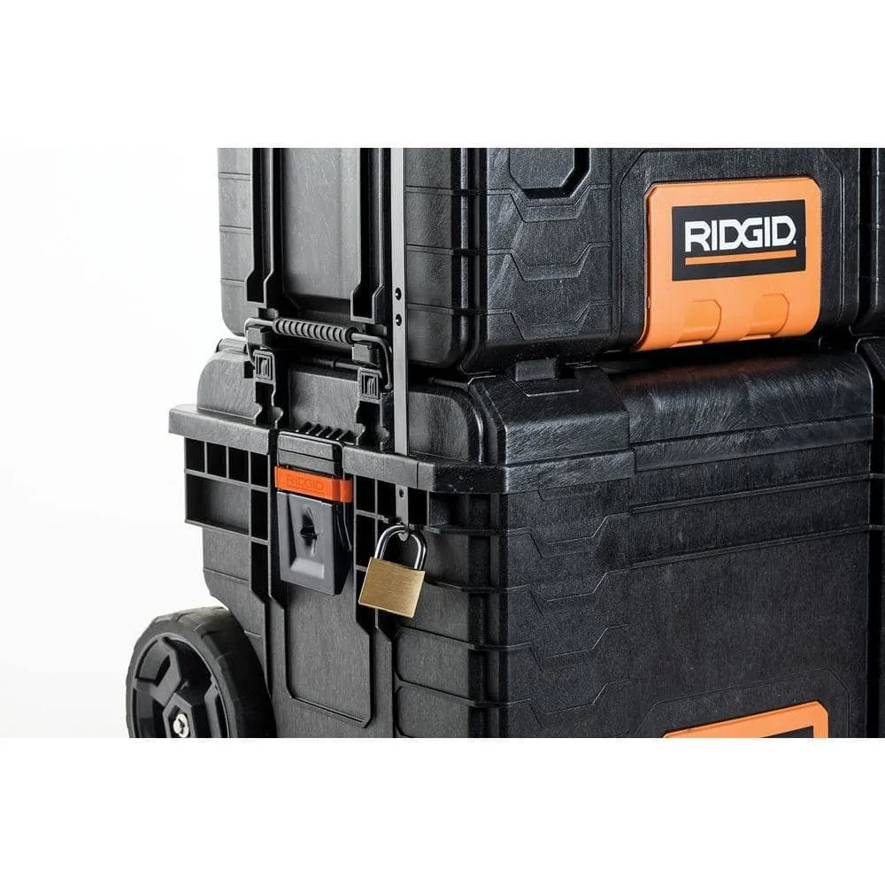 RIDGID 22 in. Pro Gear Cart Tool Box in Black 221734