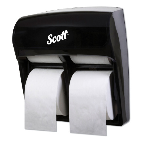 Scott Pro High Capacity Coreless SRB Tissue Dispenser， 11.25 x 6.31 x 12.75， Black (44518)
