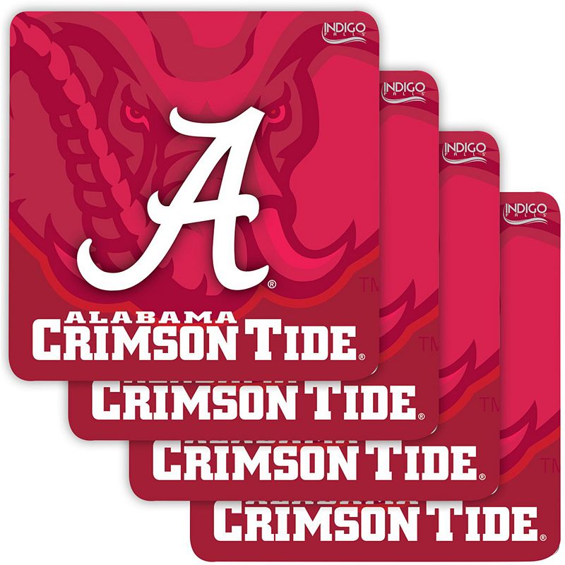 Alabama Crimson Tide Four-Pack Specialty Coaster Set