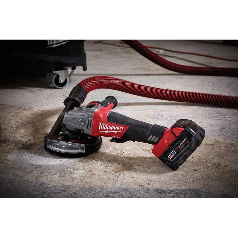 MW M18 FUEL Brushless Cordless Angle Grinder Kit with Paddle Switch
