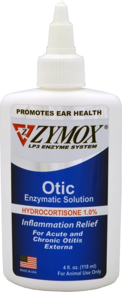 Zymox Otic Dog and Cat Ear Infection Treatment with Hydrocortisone