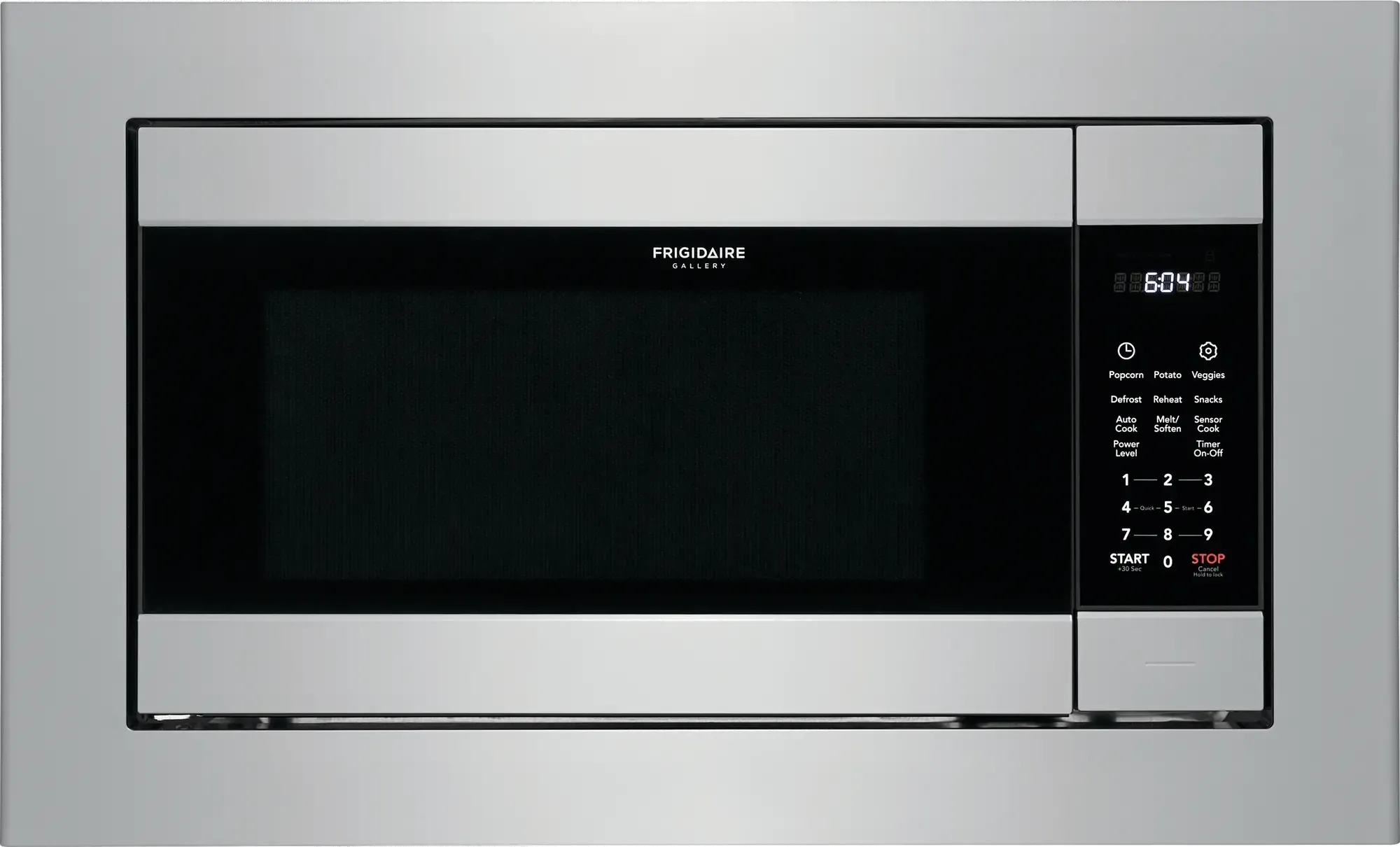 Frigidaire Gallery 24 Inch Countertop Microwave - 2.2 cu. ft.， Stainless Steel