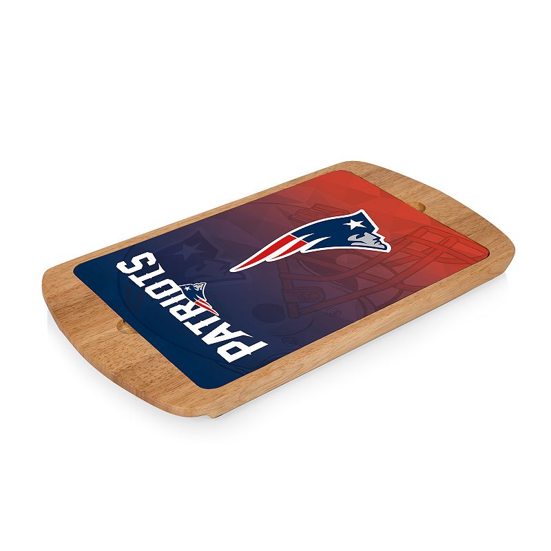 Picnic Time New England Patriots Billboard Glass Top Serving Tray