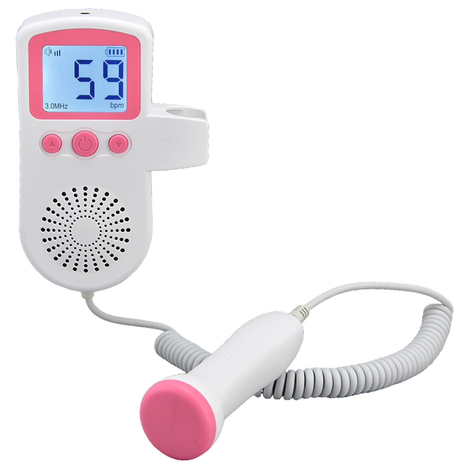 Fetal Heartbeat Monitor Portable Fetal Doppler Pregnant Women Heart Rate Detector For Household