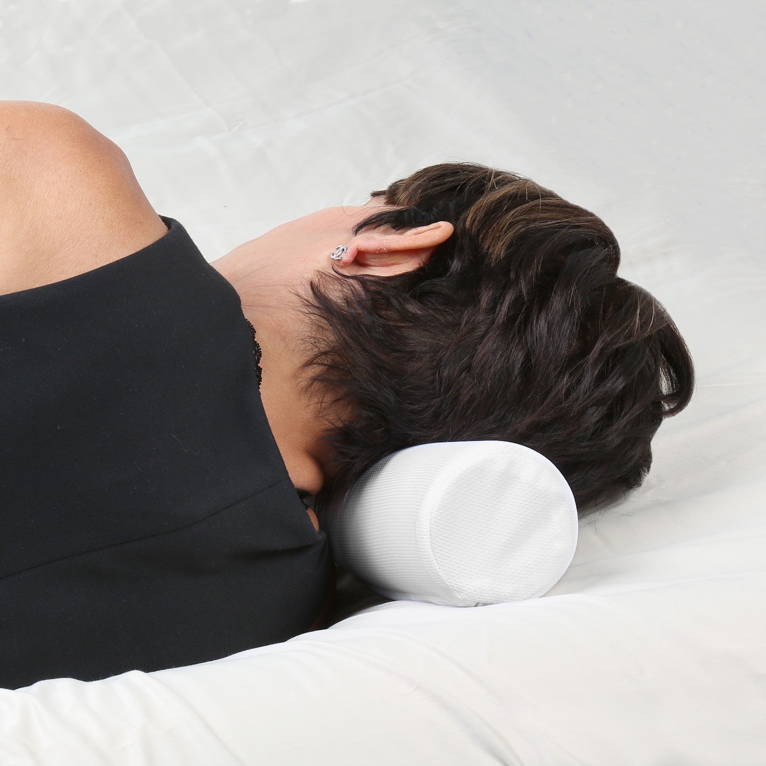 Cervical Neck Pillow - Foam Long Pillow for Side and Back Sleepers