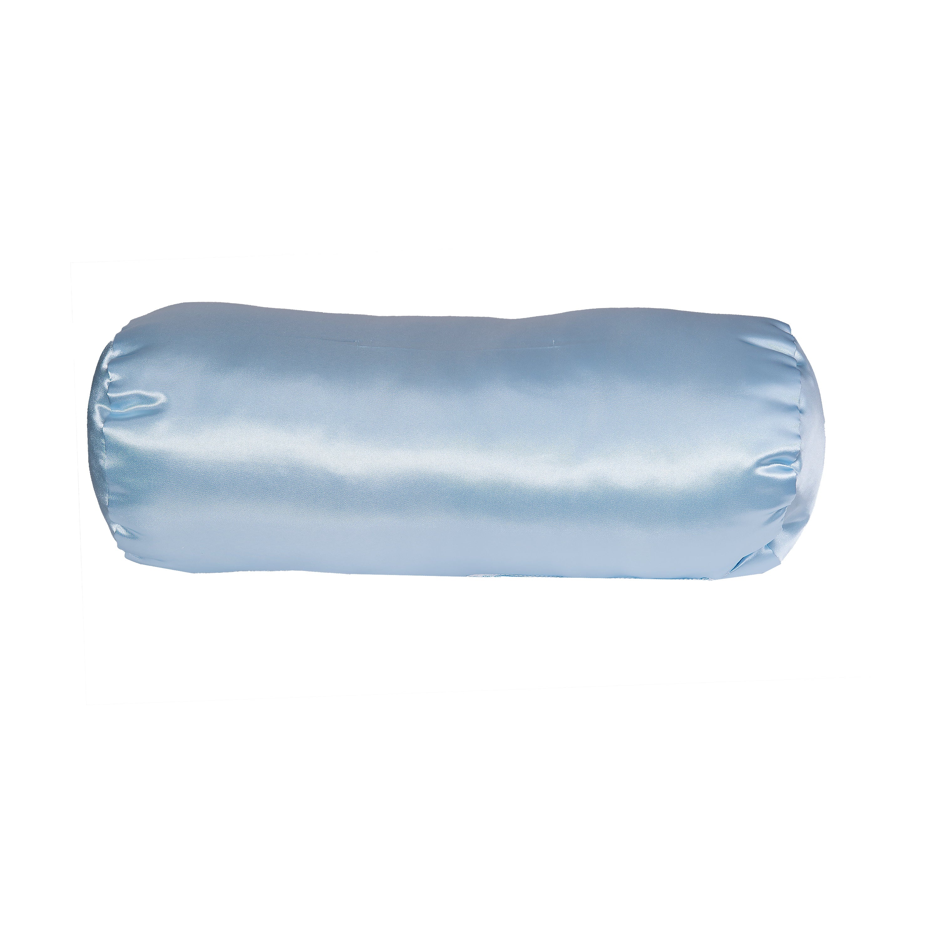 DMI Blue Satin Contour Pillow, 18 inch x 7 inch