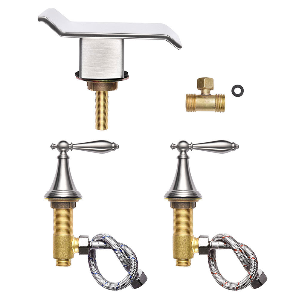 Yescom 2-handle Widespread Bathtub Faucet Finish Color Opt