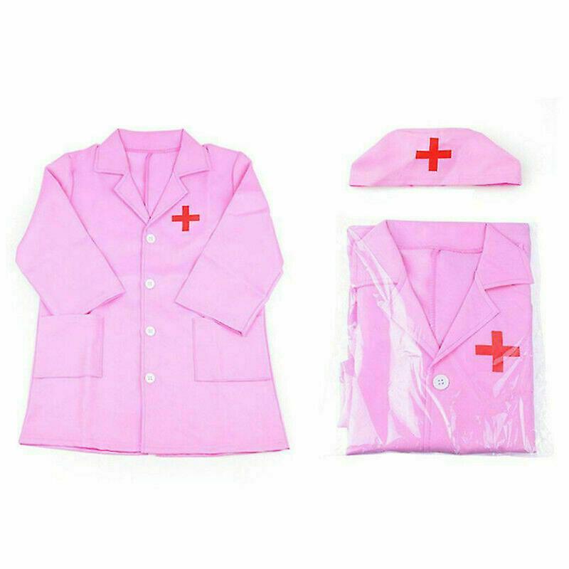 Children's Clothing Role Play Costume Learning Doctor Dress-up Kit For Kids+ Hat