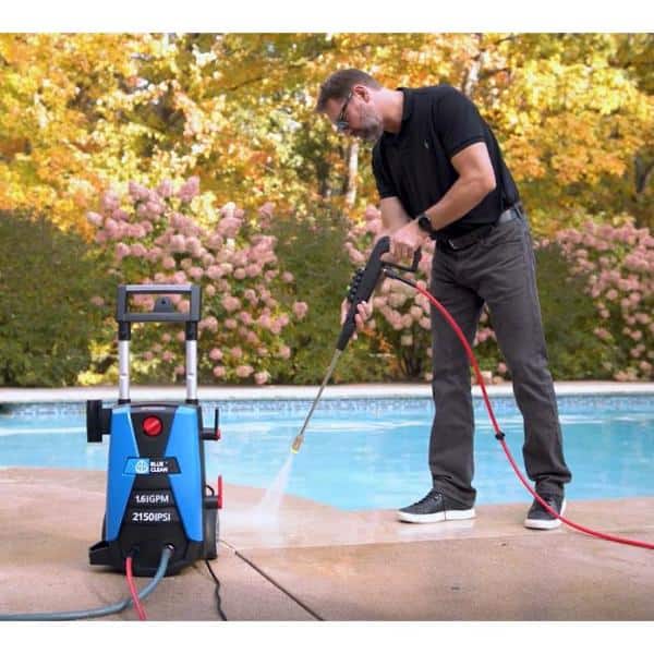 AR Blue Clean BC383HSS New 2150 PSI 1.6 GPM Cold Water Electric Pressure Washer with Universal Motor