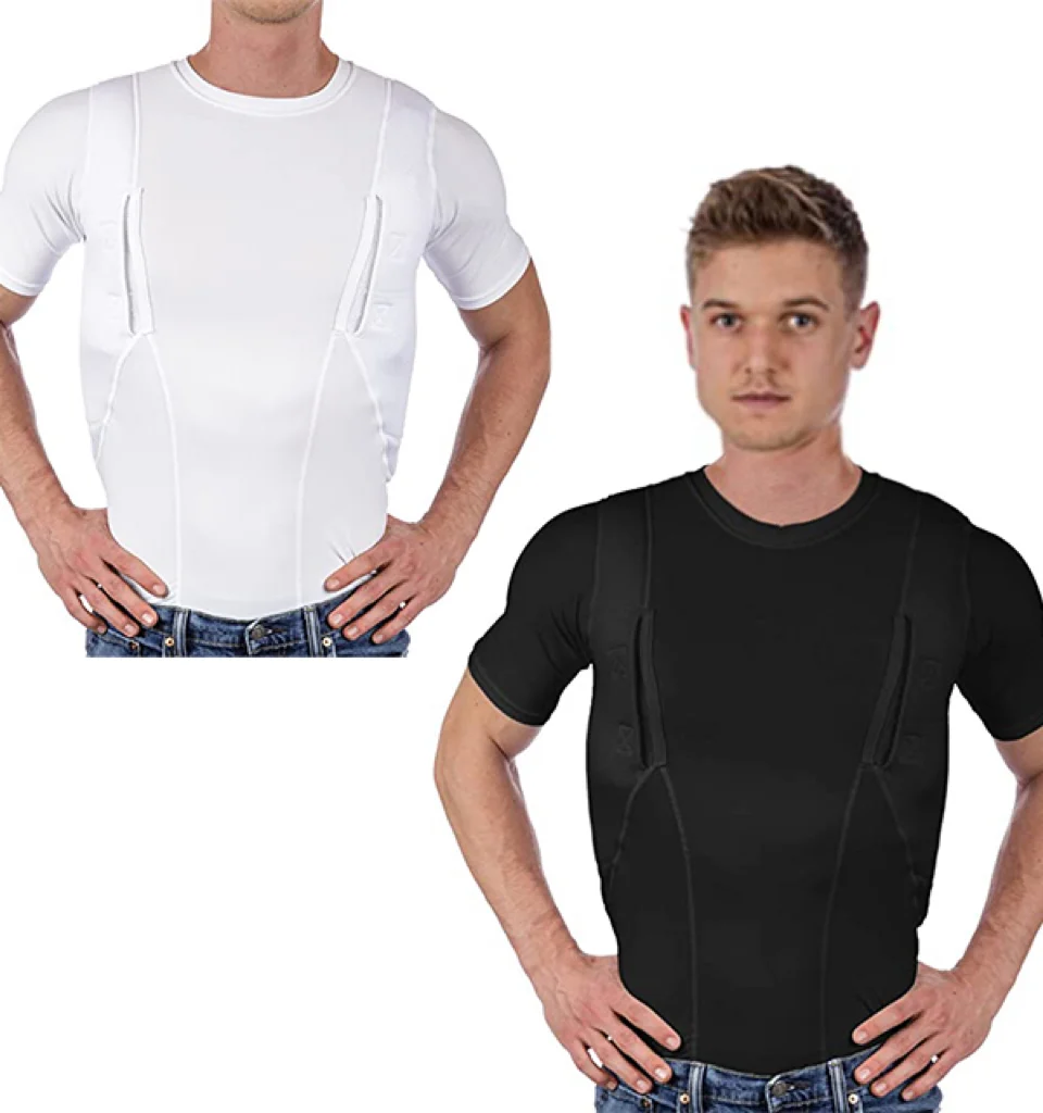 🔥   49% OFF-MEN/WOMEN'S CONCEALED LEATHER HOLSTER T-SHIRT (BUY 2 FREE SHIPPING)