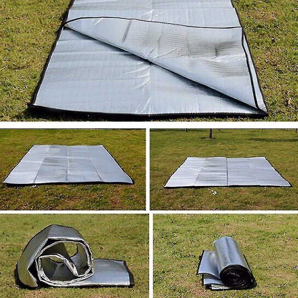 Aluminium Insulating Mat Foam Mat Sleeping Mat For Camping Insulation Mat Foldable Tent Mat Floor Pad Thermal