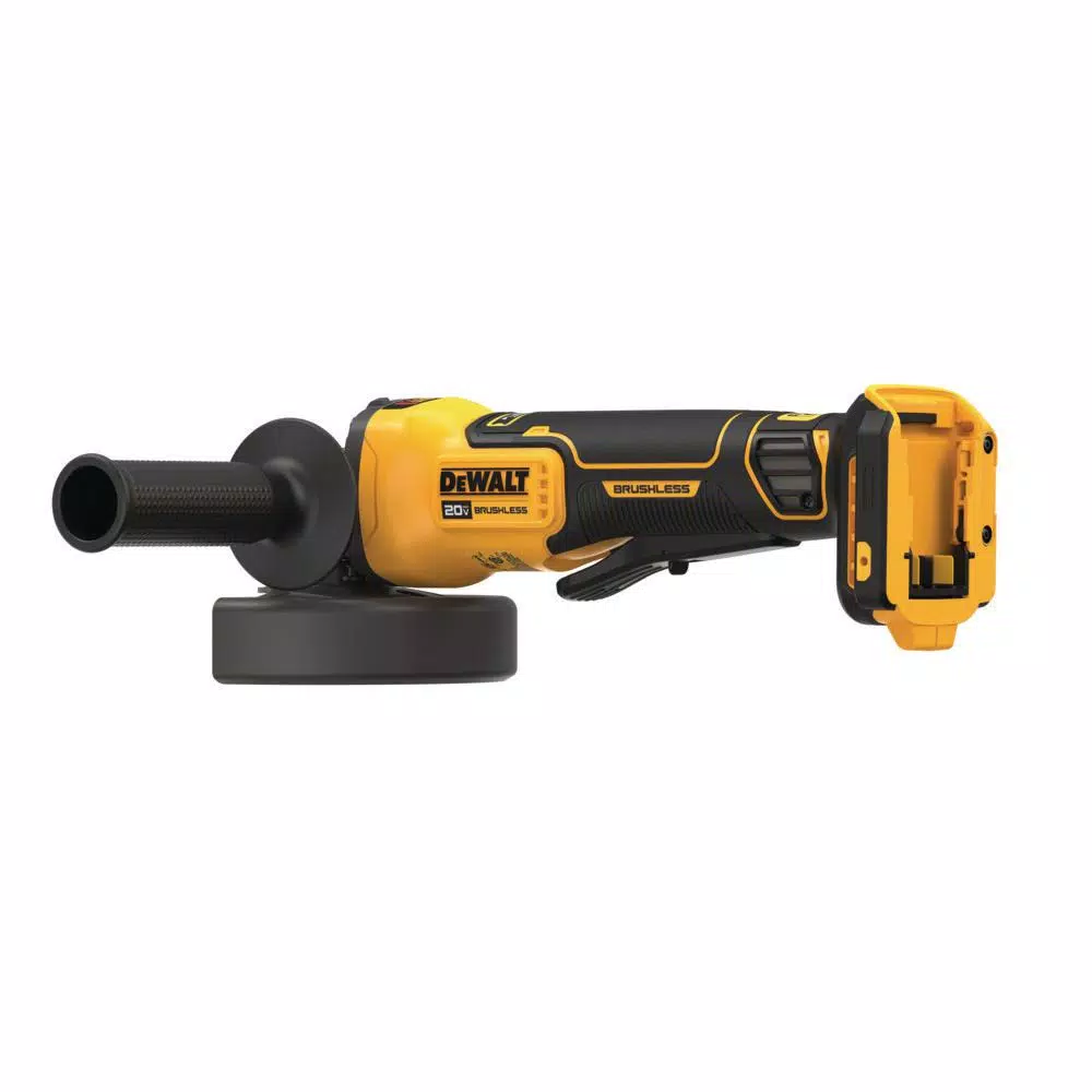 DEWALT 20-Volt MAX Cordless Brushless 4-1/2 to 5 in. Paddle Switch Angle Grinder with FLEXVOLT ADVANTAGE (Tool Only) and#8211; XDC Depot