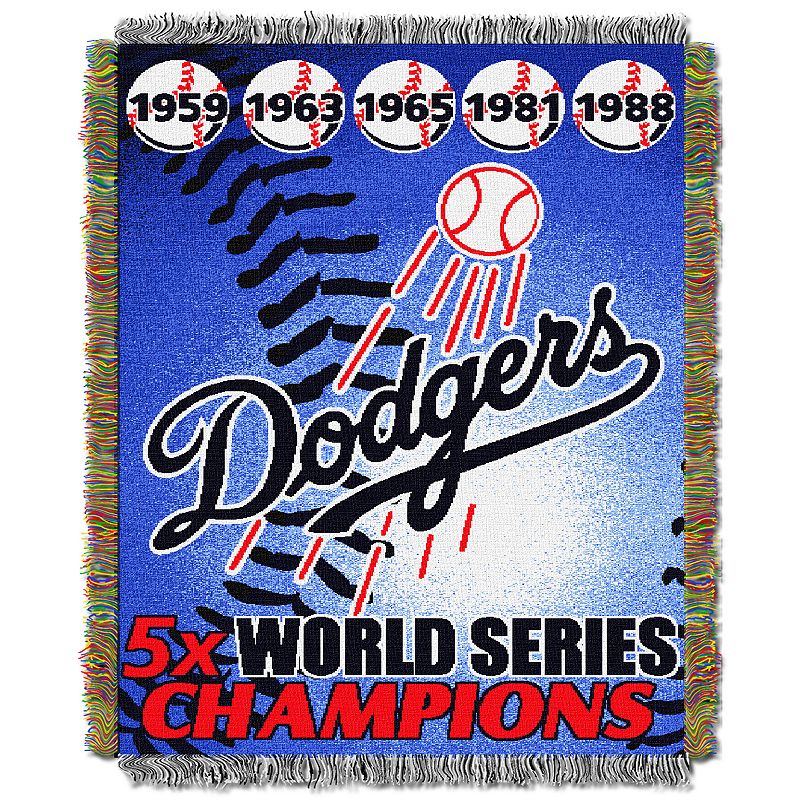 Los Angeles Dodgers Commemorative Throw by Northwest