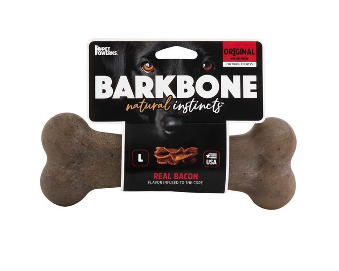 BarkBone Natural Instincts Bacon-Infused Nylon Dog Chew - 36050
