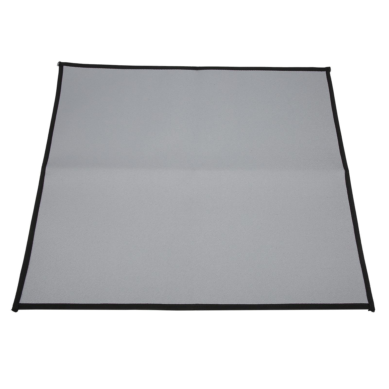 60x53cm Rectangular Fire Pit Pad Grill Mats Deck Protector Portable Silicone Camping Fireproof Cloth