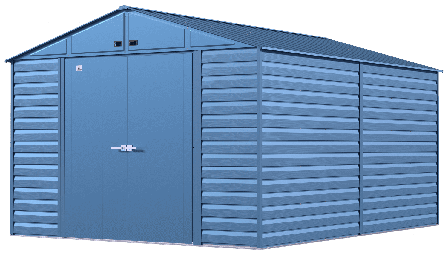 Arrow Select Steel Storage Shed, 10x14, Blue Grey