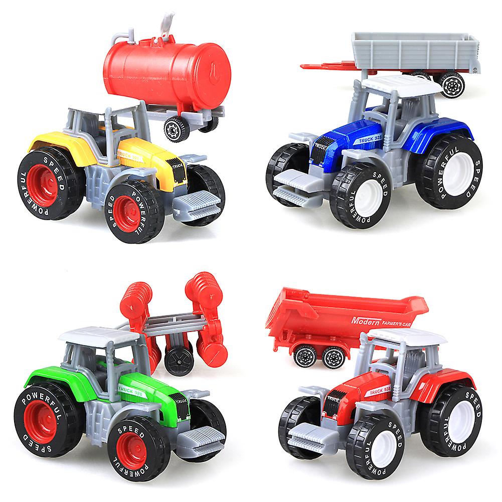 Simulation Engineering Car Taxiing Farm Tractor Alloy Car Model Toy