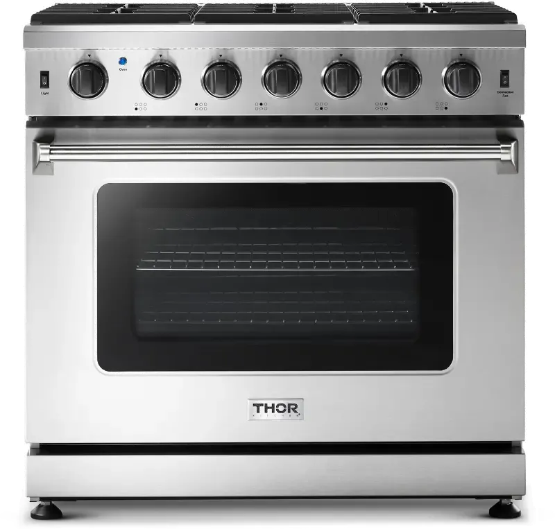 Thor Kitchen Professional Gas Range LRG3601U 36 Inch