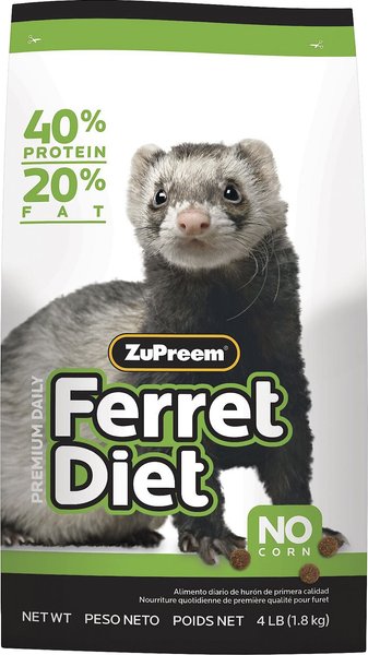 ZuPreem Premium Corn-Free Daily Diet Ferret Food，  4-lb