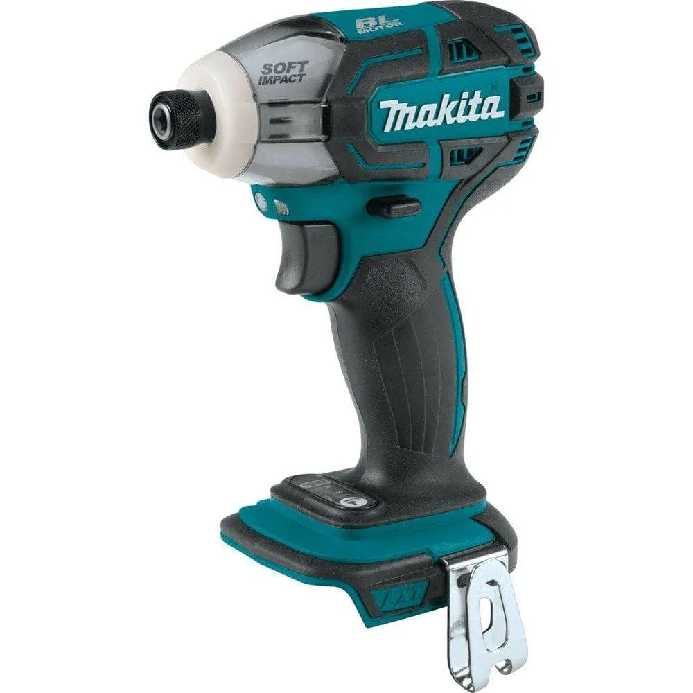 Makita 18V LXT Lithium-Ion 1/4 in. Oil-Impulse Brushless Cordless 3-Speed Impact Driver (Tool-Only) XST01Z