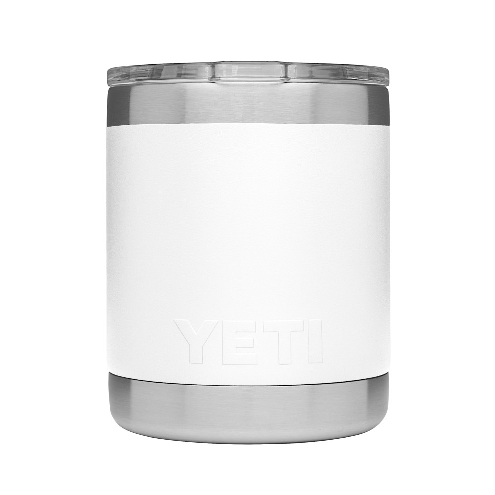 Yeti Rambler Lowball with MagSlider Lid 10oz， White