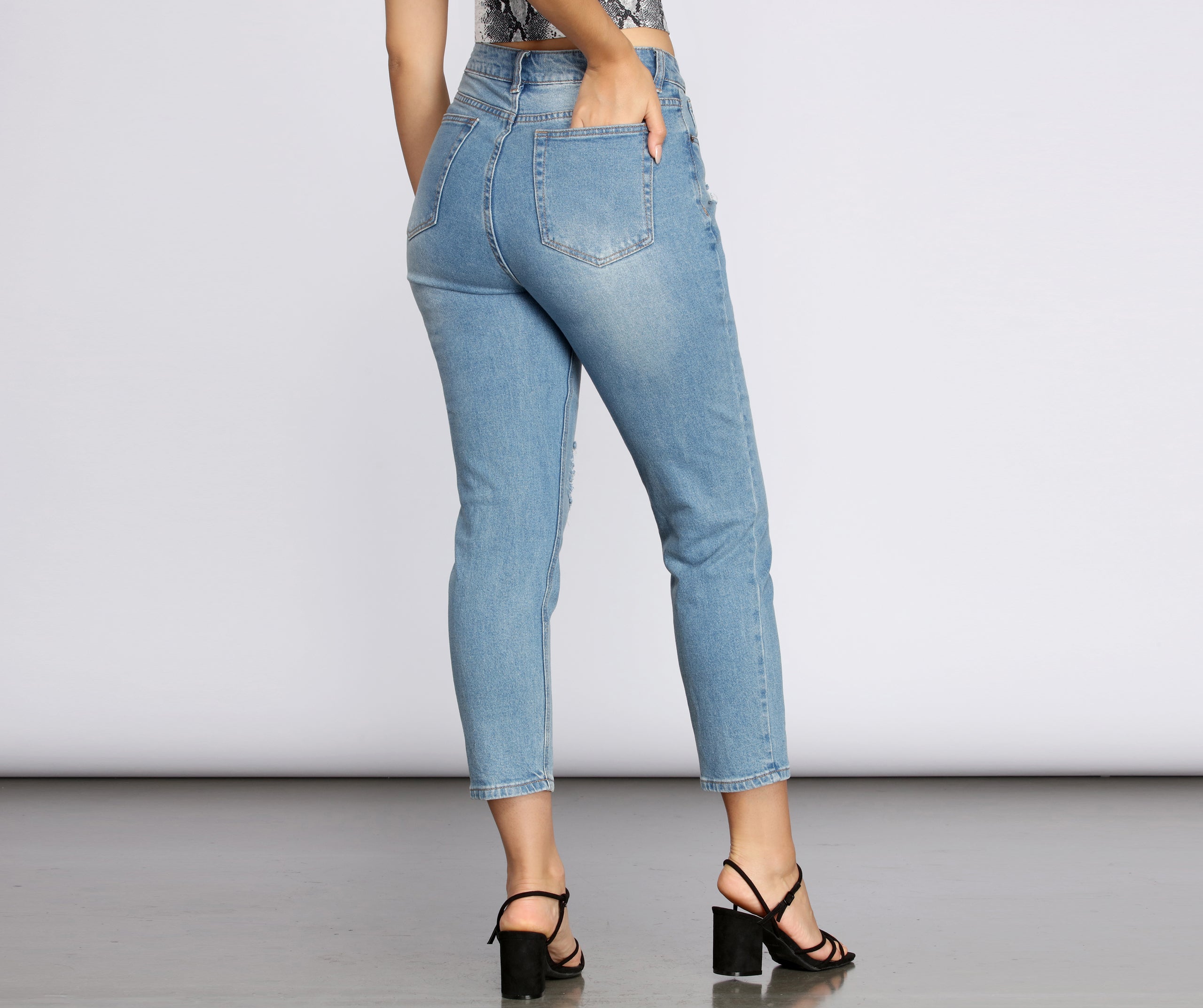 Bring The Drama Distressed Jeans