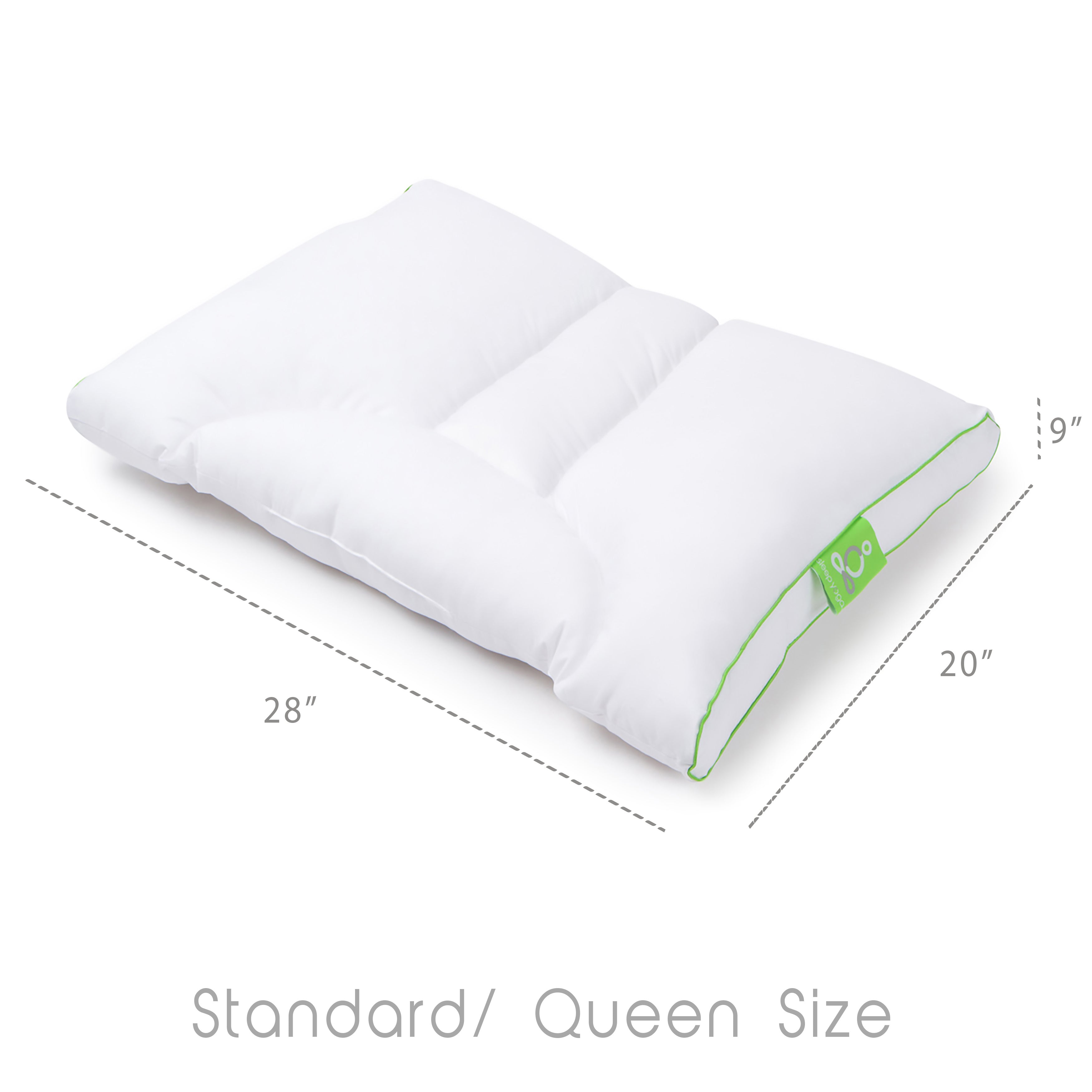 Sleep Yoga® Dual Sleep Neck Pillow - Medium-Soft