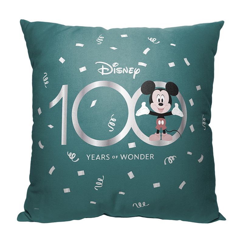 Disney's Mickey Mouse 100 Years Throw Pillow