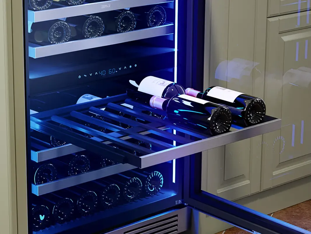 Zephyr Presrv Dual Zone Wine Refrigerator - Stainless Steel