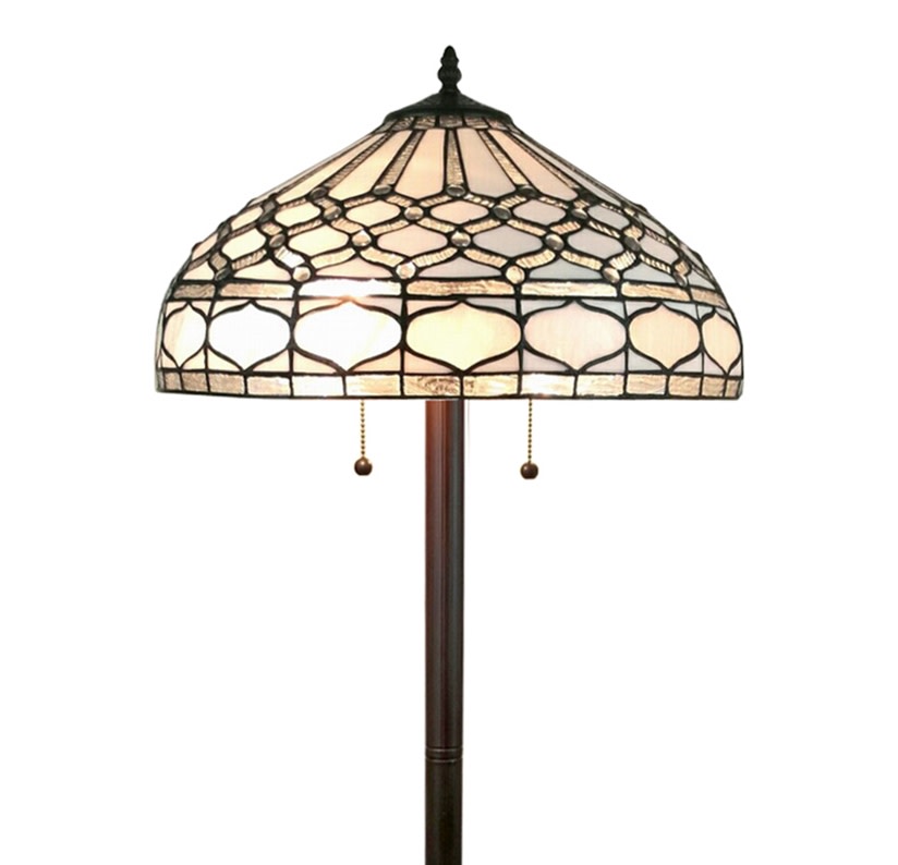  Style 2 Light Geometric Floor Lamp - 62" Tall