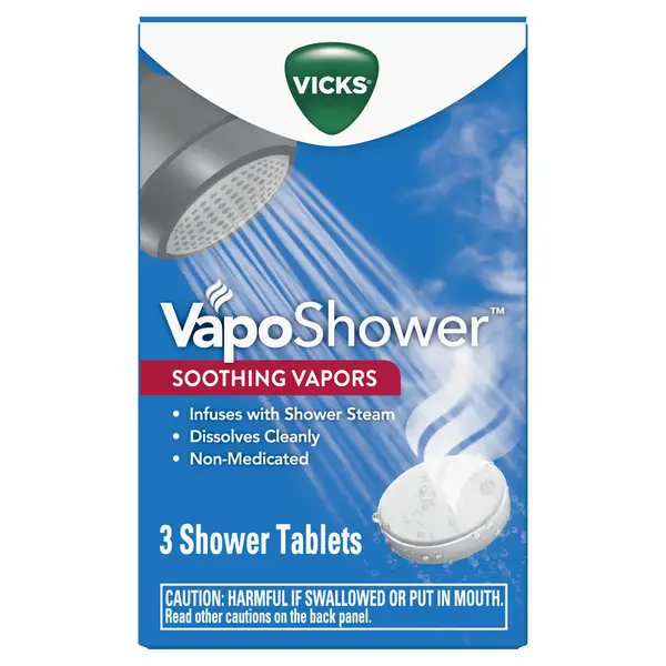 Vicks 3-Count Vaposhower Tablets