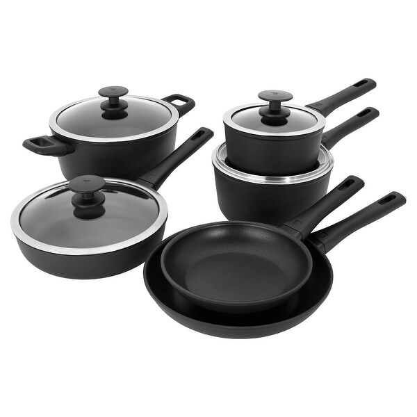 ZWILLING Madura Plus Forged 10-pc Aluminum Nonstick Cookware Set - Black