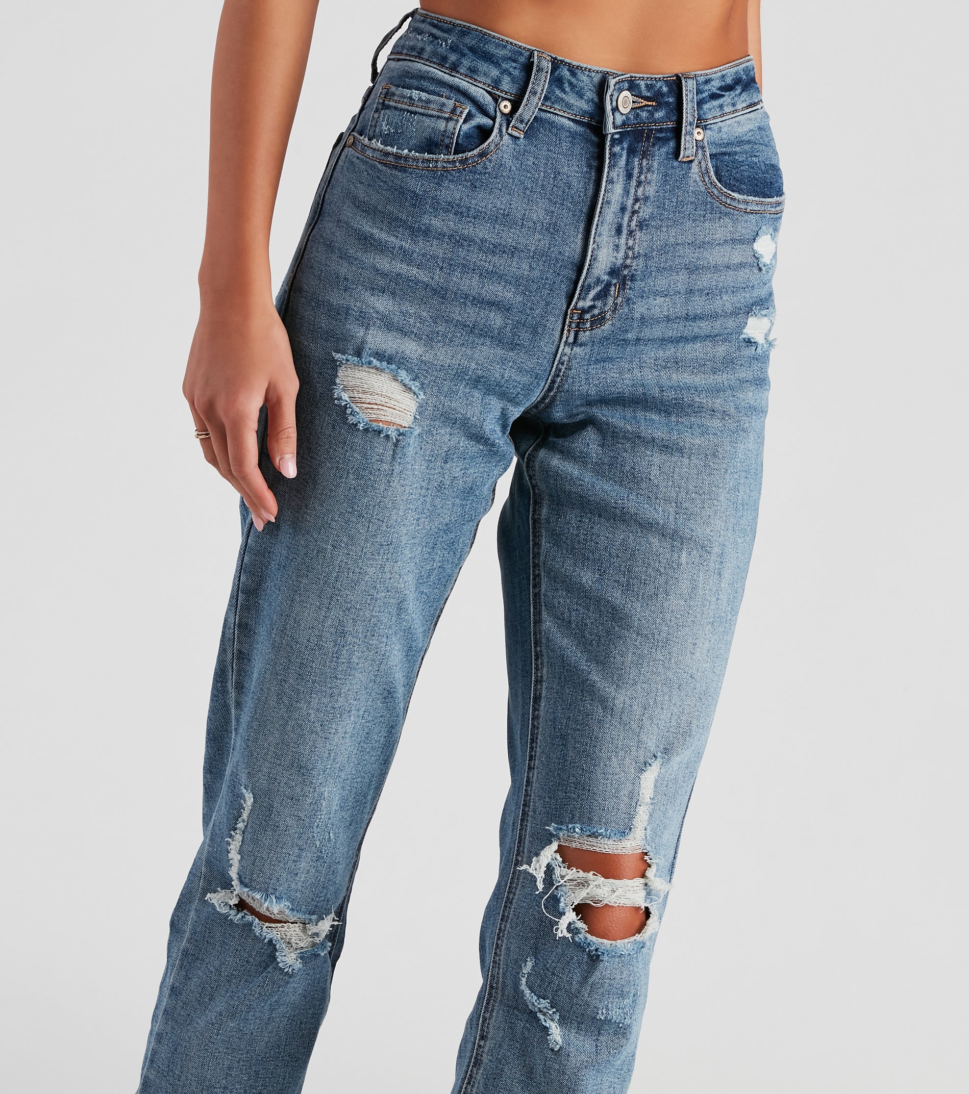 Amanda High-Rise Boyfriend Jeans by Windsor Denim