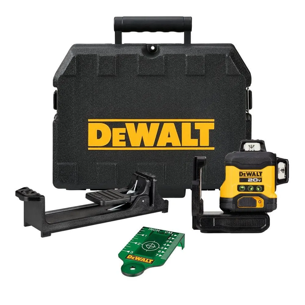 DEWALT 20V 3-Beam 360-Degree Laser Level (Tool Only) DCLE34031B