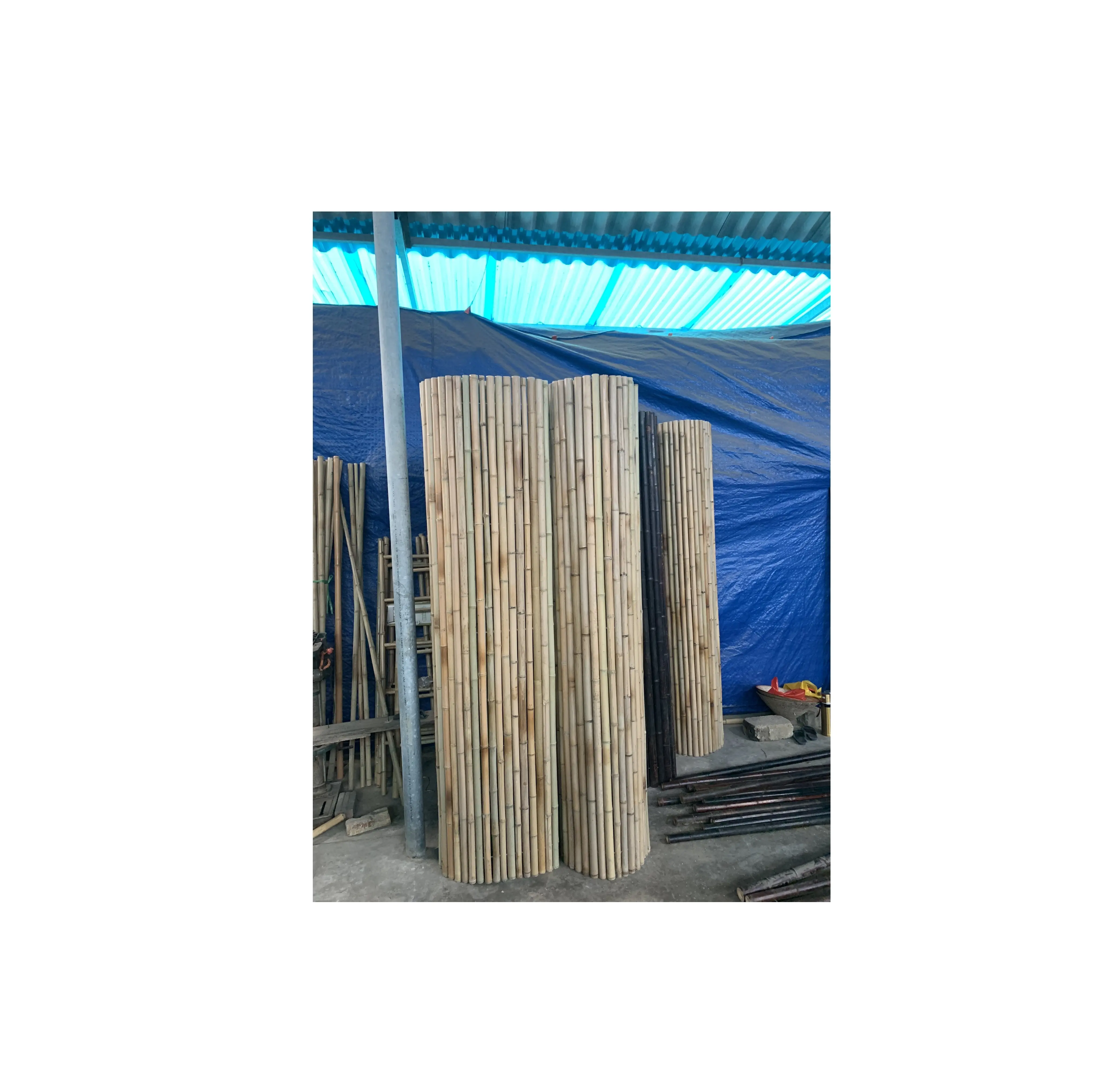 Factory sale Matte finished bamboo fencing rolls for bamboo garden   High Quality Bamboo Fence Roll Wholesale  Factory Outlet