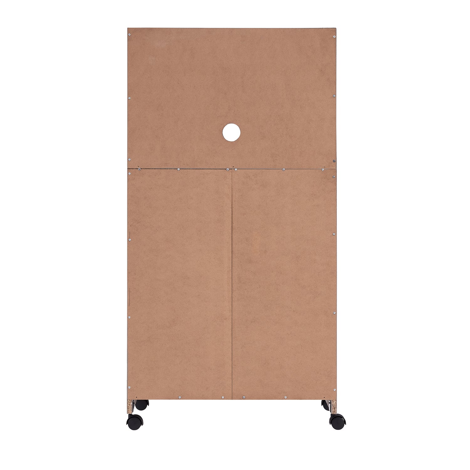 Gramercy Way Grey Microwave Cart with Double Door Cabinet