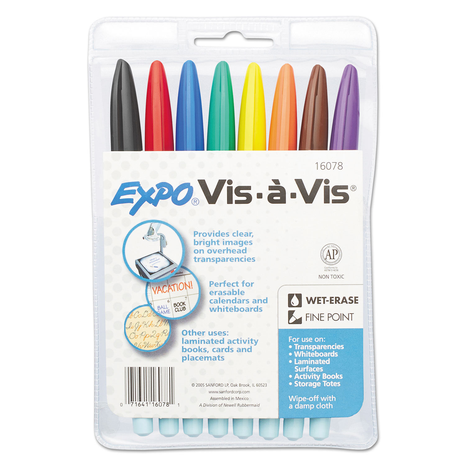 Vis-a-Vis Wet Erase Marker by EXPOandreg; SAN2134345