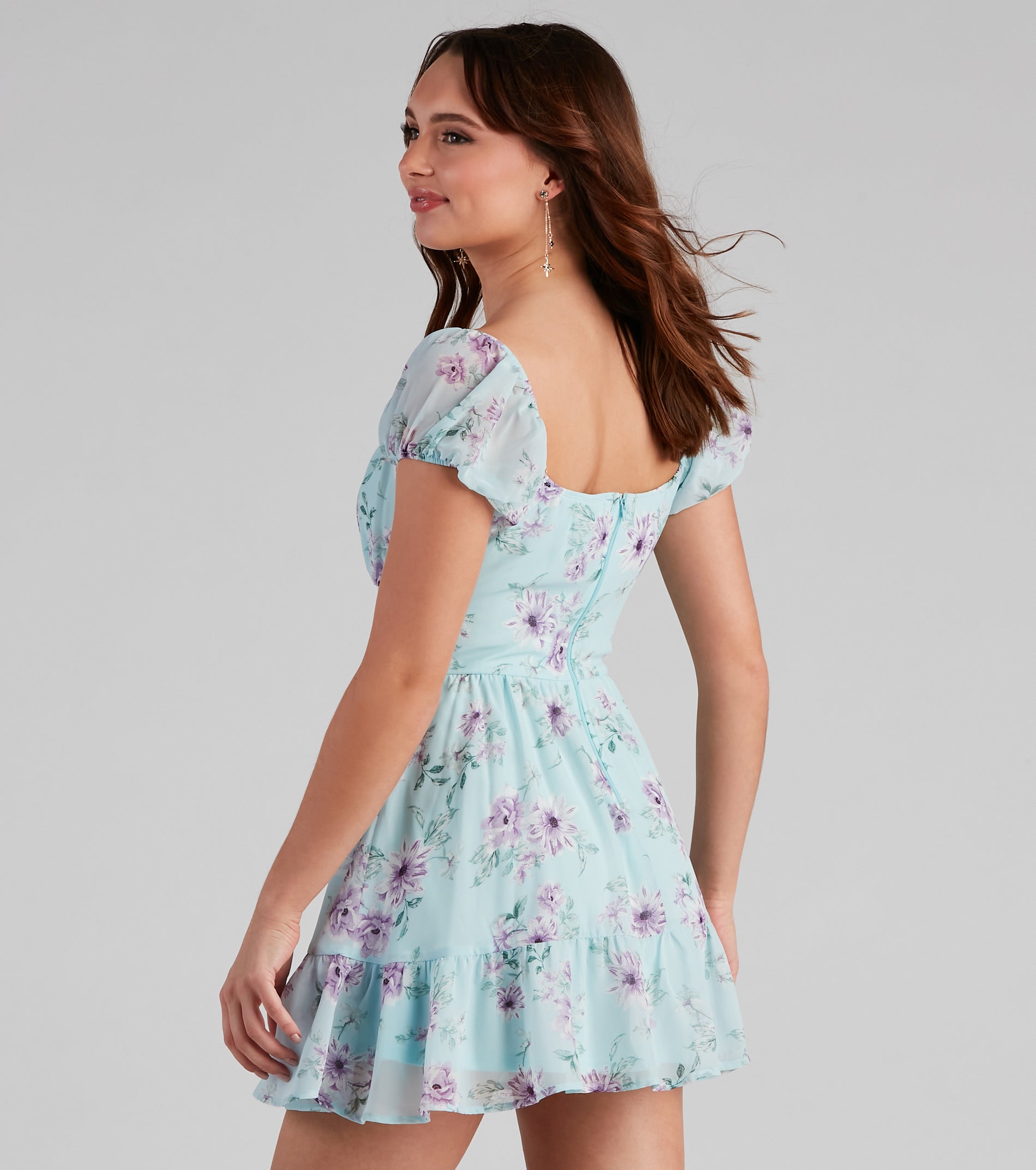 Flower Power Skater Dress