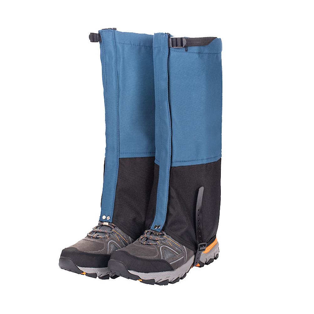 Men And Women Outdoor Plus Velvet Leg Gaiters For Mountaineering Hiking Skiing Tear-proof Adjustable Snow Leg Gaiters Orange S