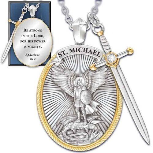 🔥 BIG SALE - 49% OFF🔥🔥🎁St. Michael Archangel Pendant (Necklace)