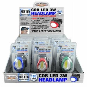 LED Head Lamp 3-Modes 3-Watt 180 Lumens