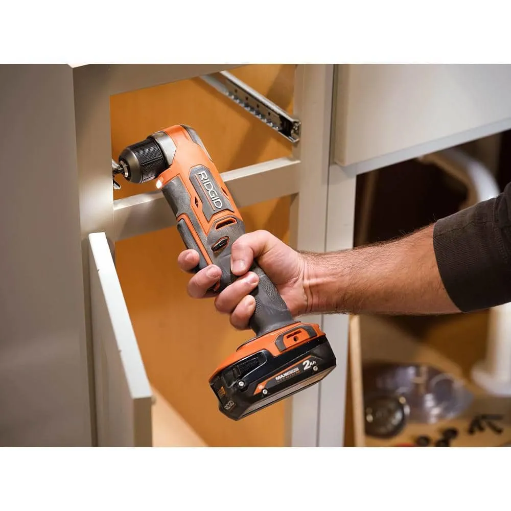RIDGID 18V SubCompact Brushless Cordless 3/8 in. Right Angle Drill (Tool Only) R87701B