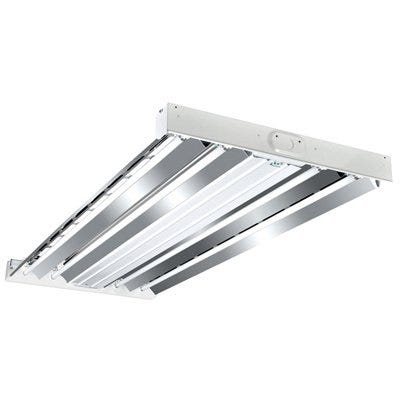 F Bay Fluorescent Light Fixture T5 4-Lamp 2 x 4-Ft.