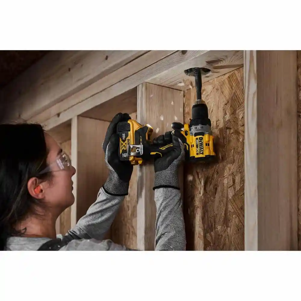 DEWALT 20V MAX XR Lithium-Ion Cordless Compact 1/2 in. Drill/Driver Kit, 20V MAX 5.0Ah Battery, and Charger DCD800P1