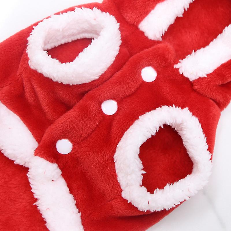 Christmas Pet Clothes Cute Santa Claus Christmas Tree Dog Coat Costume Autumn Winter Pets Clothes For Small Dogs Pet Supplies